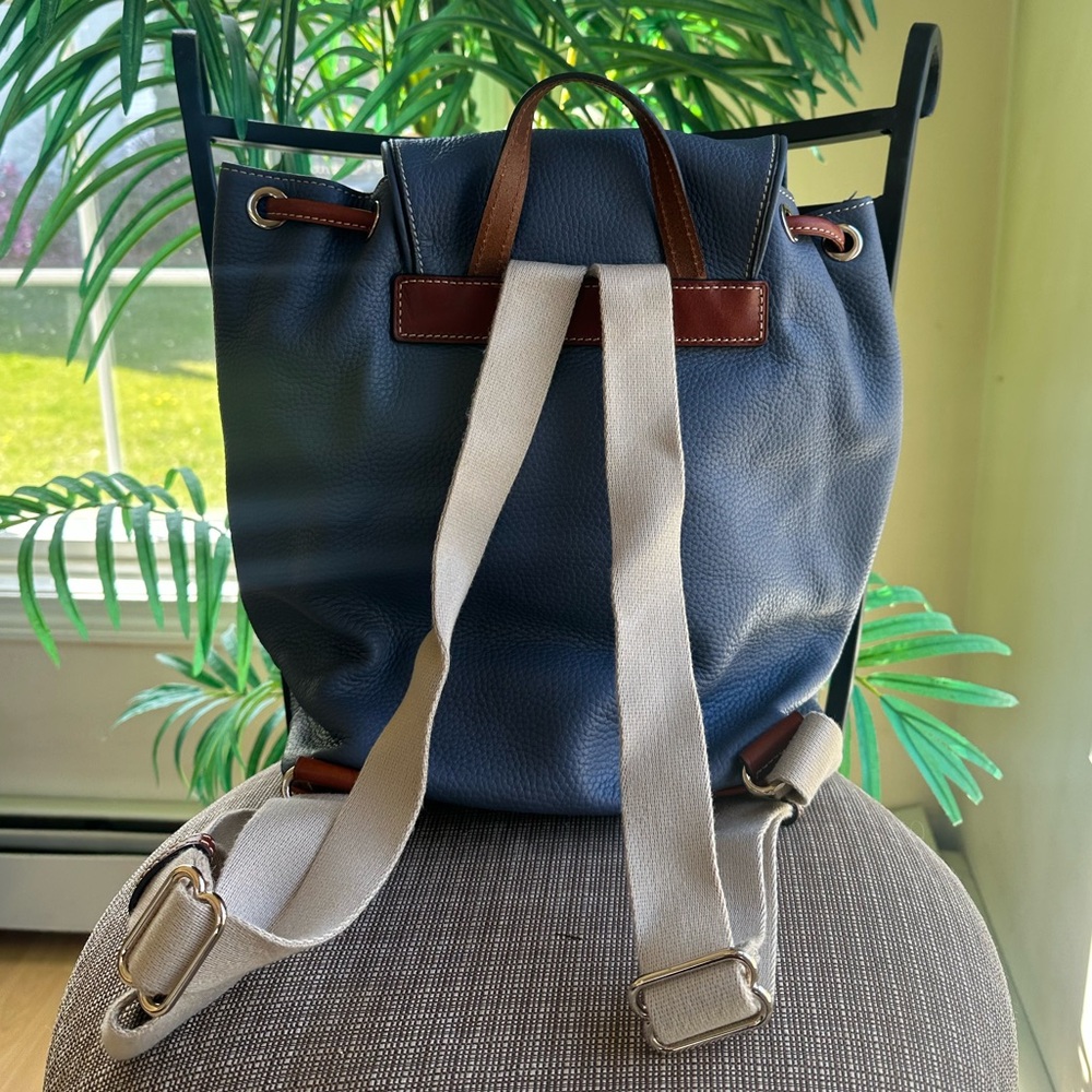 Dooney & Bourke Florentine Pebbled Leather Backpack - Picture 4 of 15
